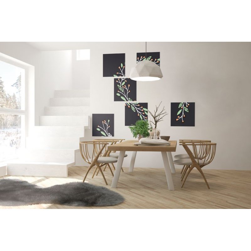 Securit tableaux noirs silhouette XXL, 40×40 cm, 6 pièces